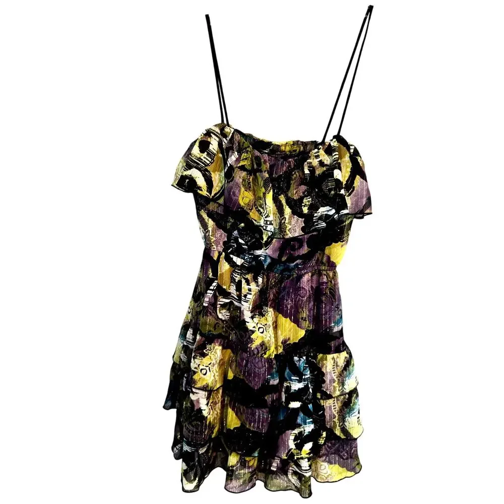 Teezeme Women's Dress 5 Juniors Sleeveless Black  Sun Misses Size Small S Teen